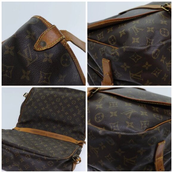 LOUIS VUITTON Monogram Saumur 35 Shoulder Bag - Picture 12 of 15